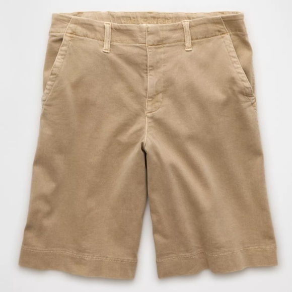 NWT American Eagle AE 11" Stretch High-Waisted Trouser Short Size US 16 - Picture 2 of 7